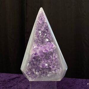 Druzy Amethyst Agate Diamonds 💜⚪️💜